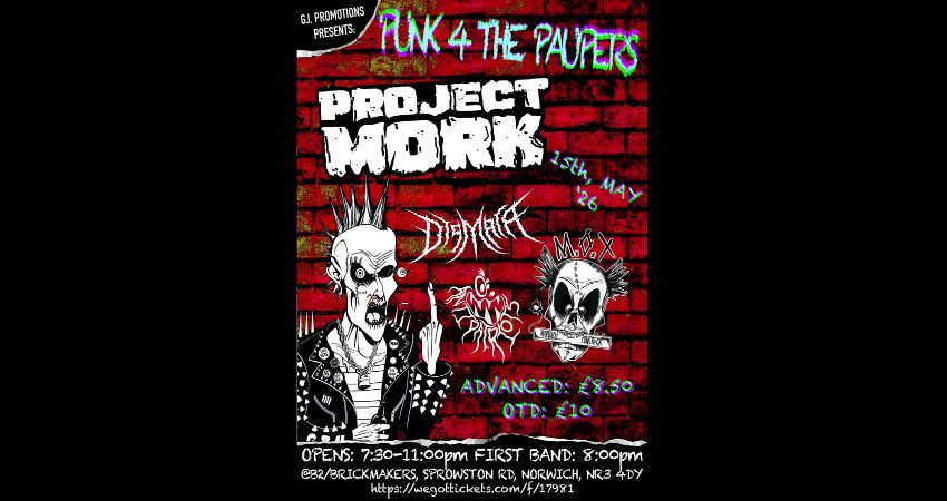 Punk For The Paupers; a modern punk night @ the B2 
