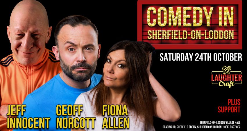 October's Comedy in Sherfield-On-Loddon 