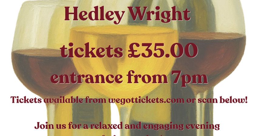Wine Tasting evening at St Mary's with Hedley Wright