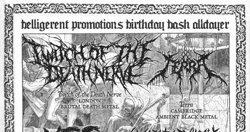 Belligerent Birthday Bash All-Dayer 