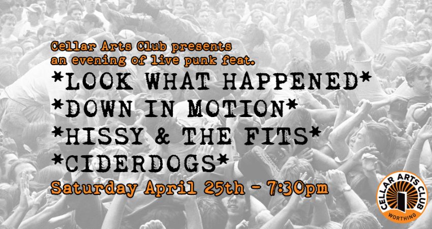 Cellar Arts Club Presents.... Live Local Alt + Punk!