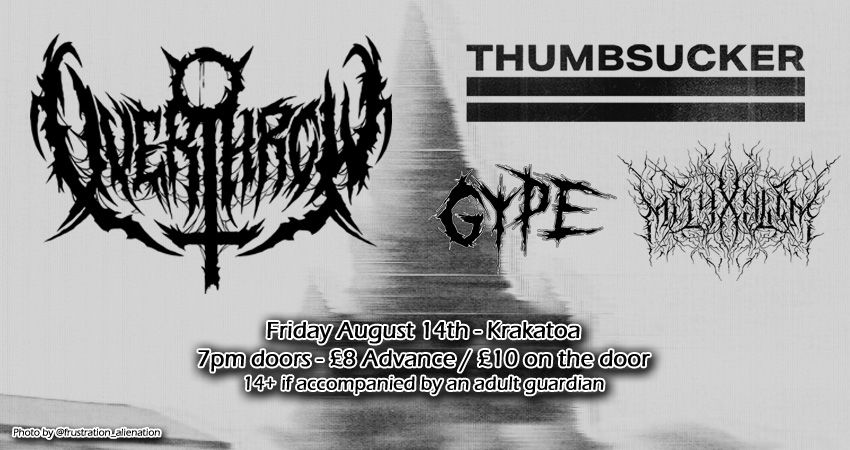 OVERTHROW & THUMBSUCKER at KRAKATOA 