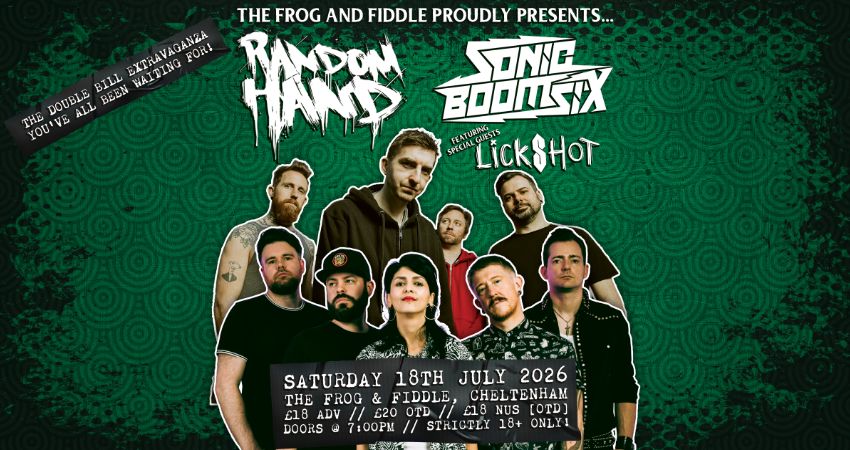 RANDOM HAND x SONIC BOOM SIX // LICKSHOT