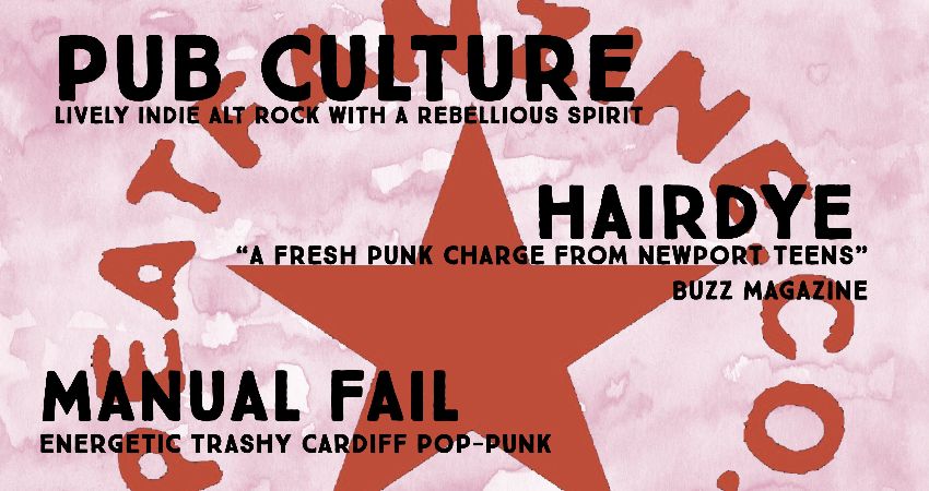Pub Culture, Hairdye, Manual Fail and Flatcat 