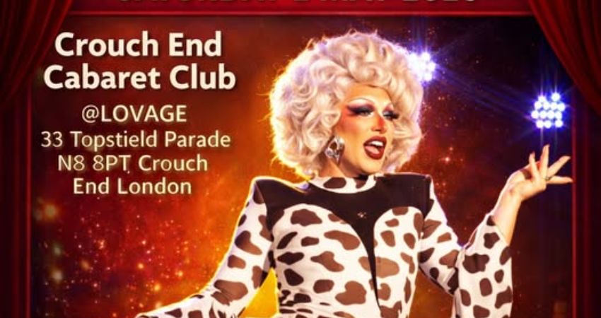 Grouch End Cabaret includes TONY MOORE+ TANIA LECOG +  🎤 HOLLY O’CONNOR + 🔥 JEMMA PUDDLE DUCK