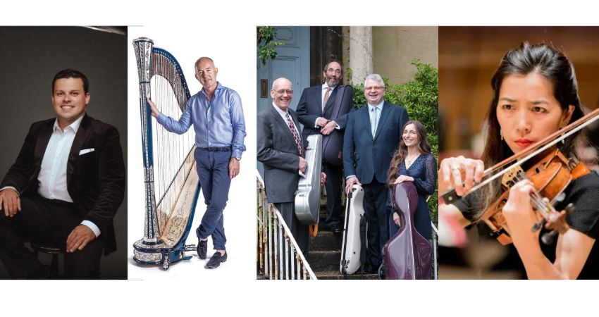 Creswick Quartet, Creswick Quartet featuring Yukikio Ogura, and Ieuan Jones & Dafydd Jones 