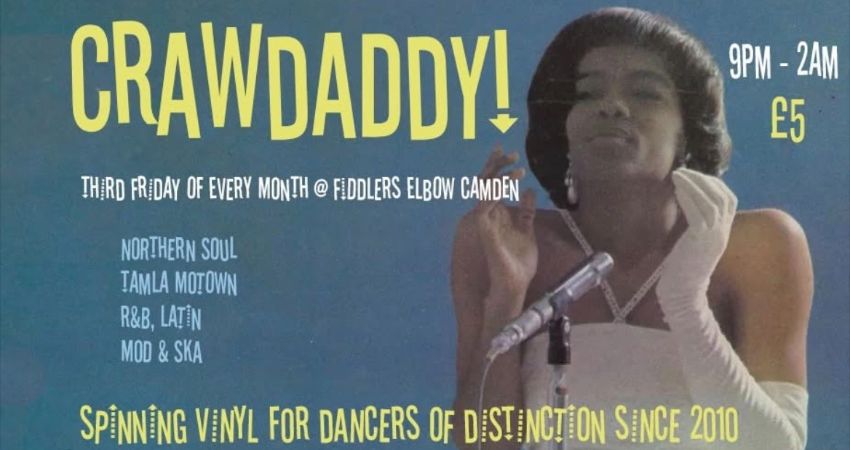 Crawdaddy! 16th birthday party with guest DJ the mighty Alan Handscombe.