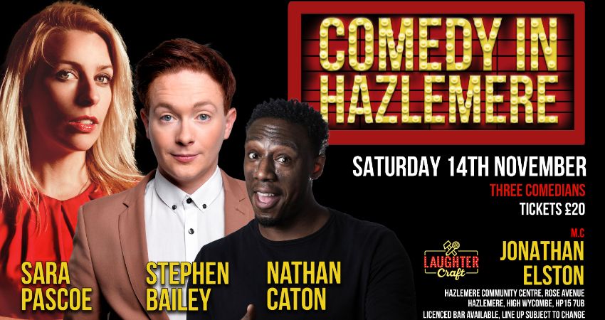 November's Comedy in Hazlemere 