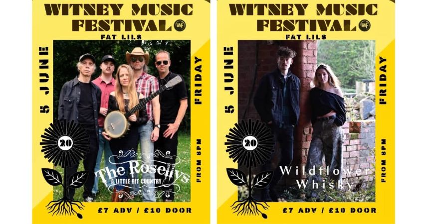 Witney Music Festival presents THE ROSELLYS + Wildflower Whisky 