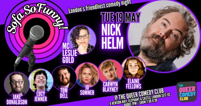 NICK HELM & friends at Sofa SoFunny comedy night 