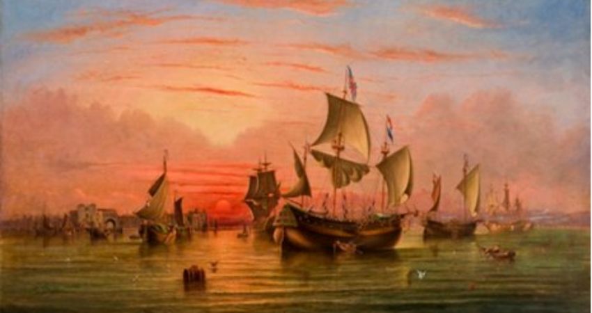 The Sailing of the Mayflower 