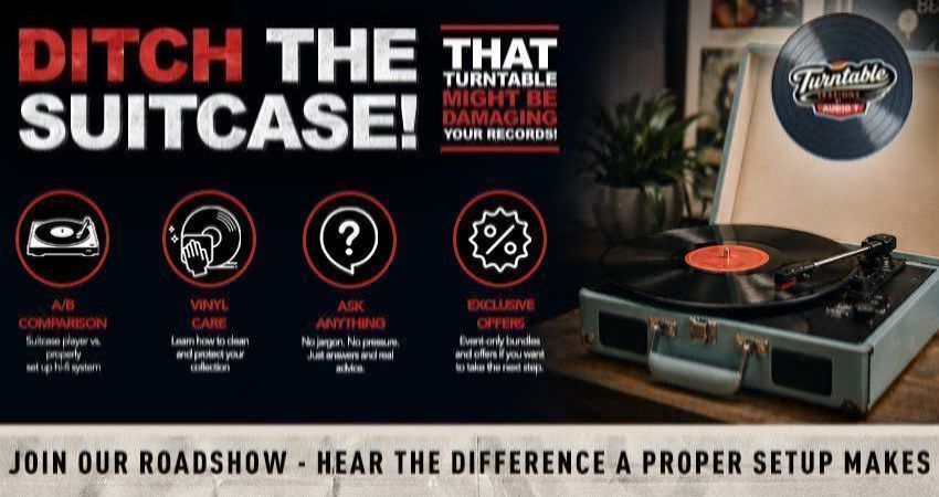 Turntable Sessions: Ditch the Suitcase! 