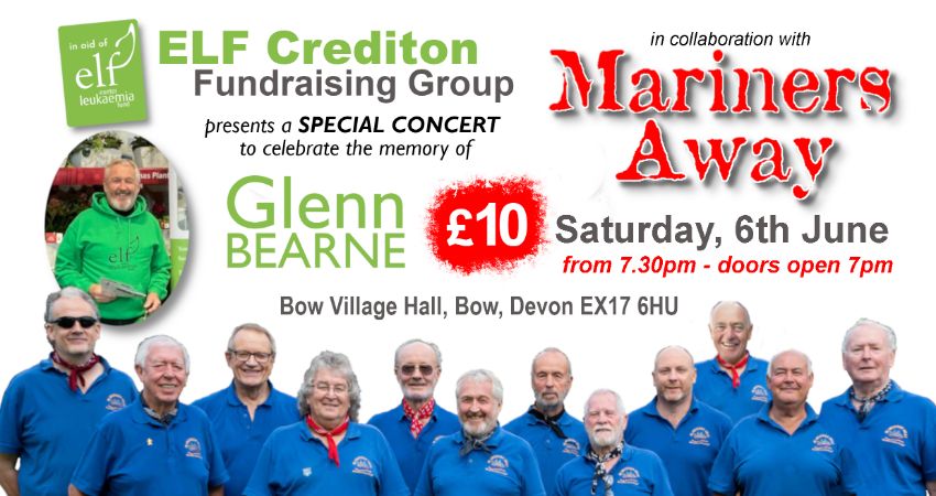 GLENN BEARNE MEMORIAL CONCERT featuring MARINERS AWAY