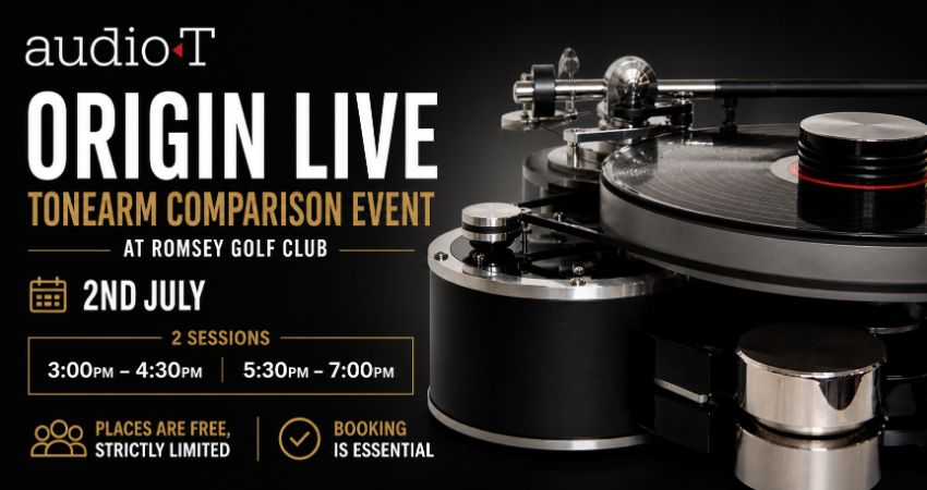 Origin Live Tonearm Comparison Event