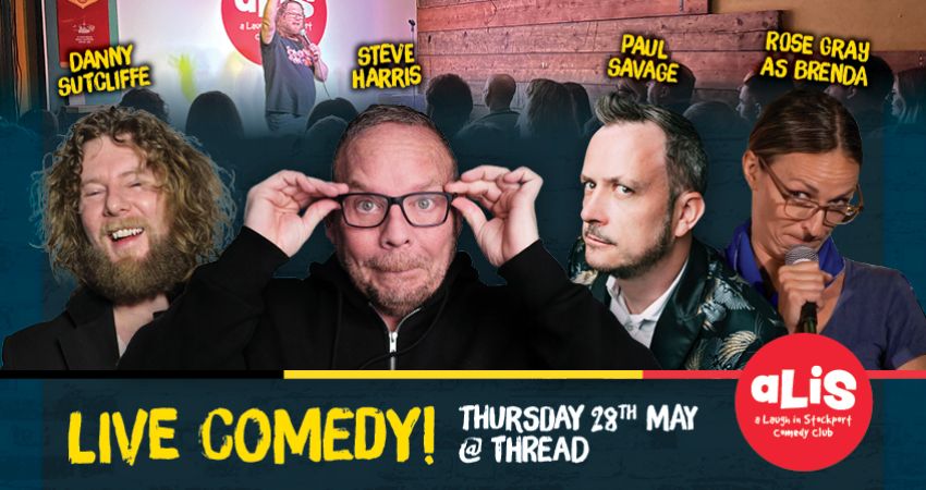 A Laugh In Stockport Comedy Club – May 