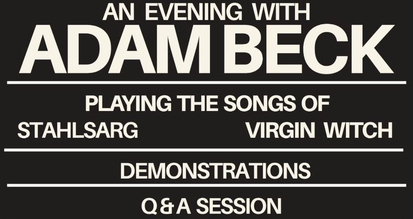 An evening with Adam Beck 