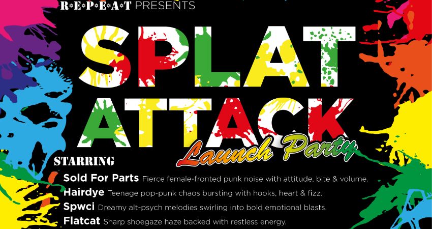 Splat Attack ep launch 