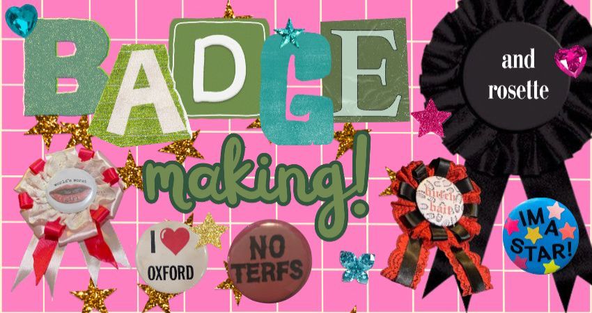 badge making workshop