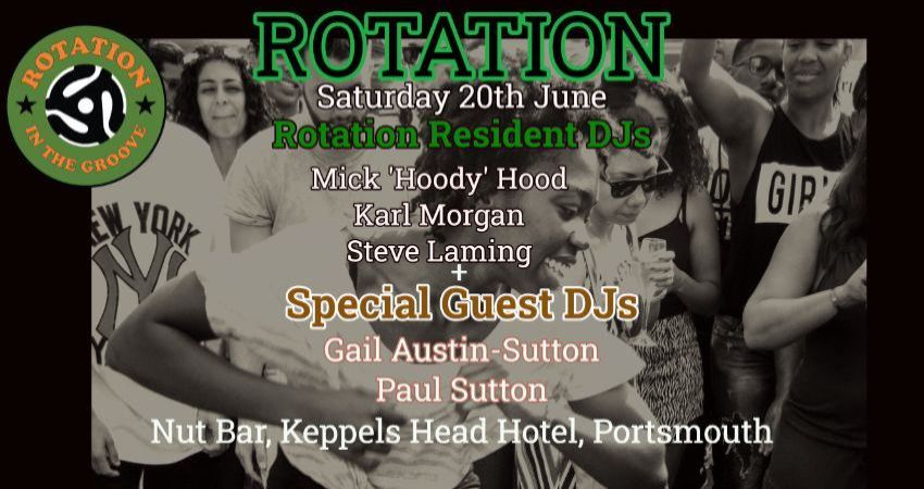 Rotation with special guests Gail Austin-Sutton and Paul Sutton 