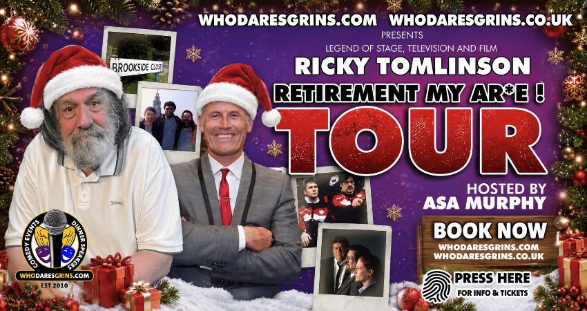 Ricky Tomlinson - Retirement My Ar*e Tour! 