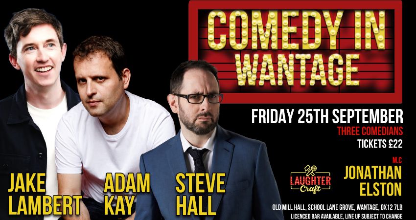 September's Comedy in Wantage 