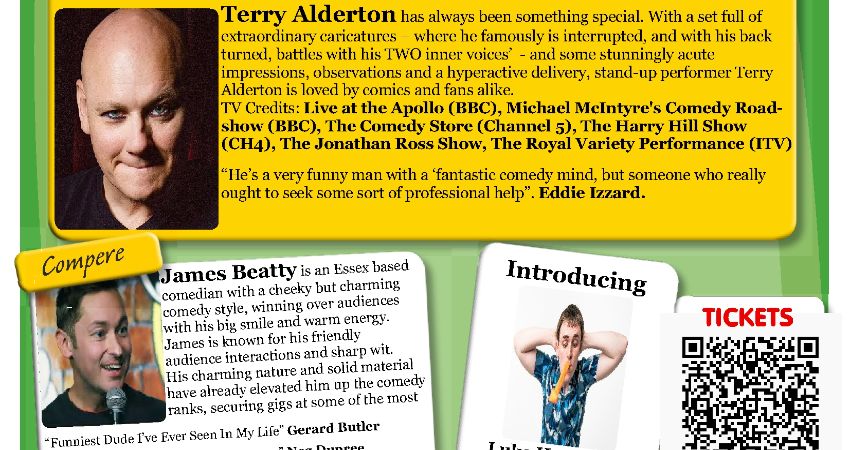 Out of Bounds Comedy Club Sevenoaks with Terry Alderton + much more 