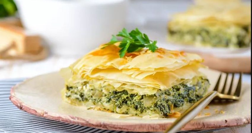 Cook together! Cook and share Spanakopita Spinach and feta cheese pie 