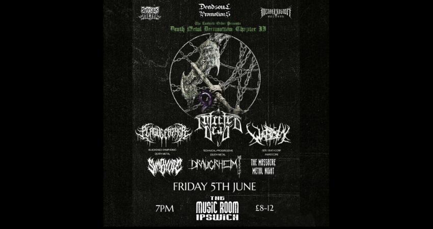 INFECTED DEAD + PLAGUE FATHER + WARDEN - LIVE AT THE MUSIC ROOM - IPSWICH 