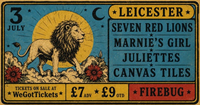 Seven Red Lions Presents: Indie Rock Night