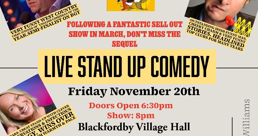 Funhouse Comedy Blackfordby & Ashby de la Zouch - Comedy Night 