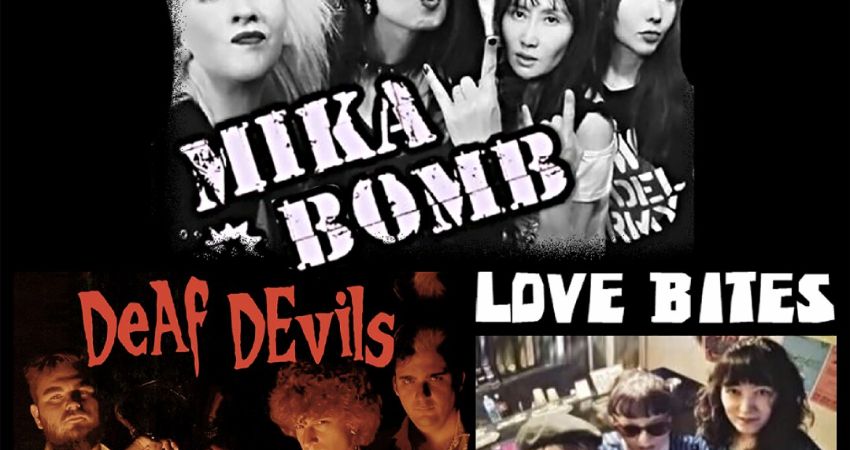 SHAKE SOME ACTON #166( BRIGHTON). MIKABOMB,DEAF DEVILS,LOVE BITES 