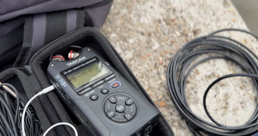 Sound collection workshop in Old Leigh