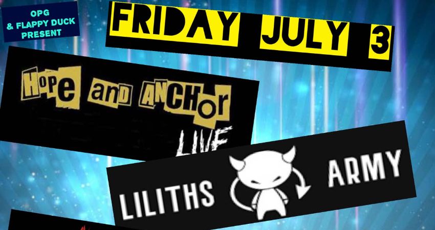 Punk at the Hope & Anchor! July 2026 