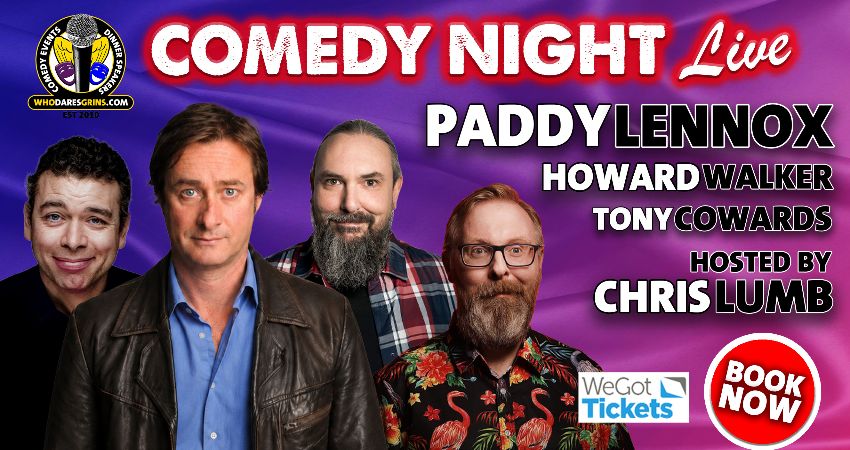 Comedy Night Live with Headliner Paddy Lennox 