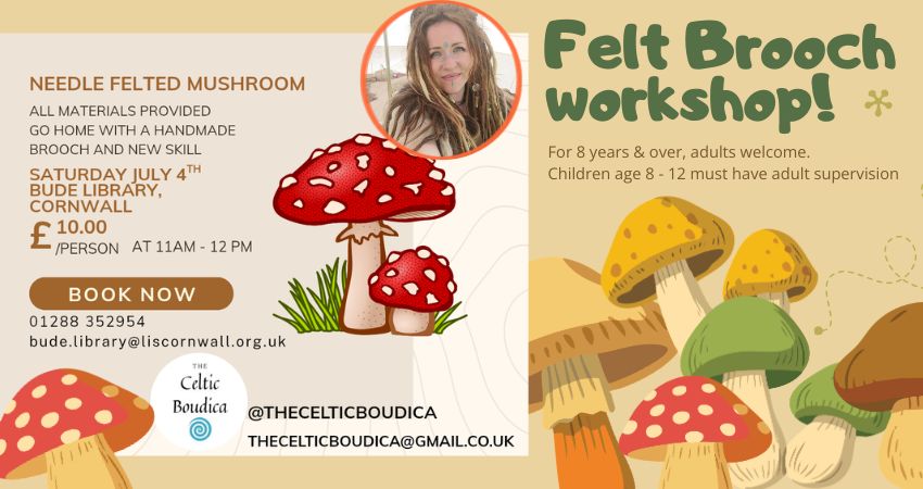 Felt Brooch Workshop 
