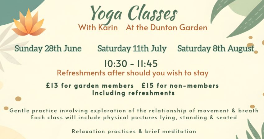Yoga Classes with Karin 