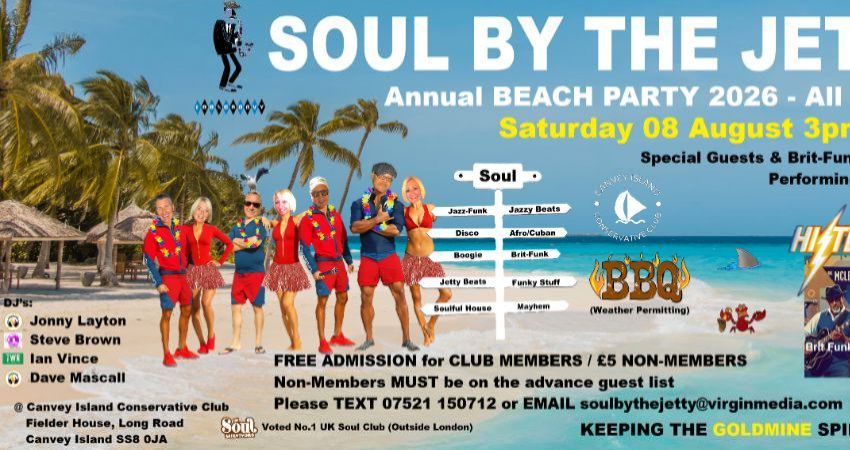 SOUL BY THE JETTY - Beach Party All-Dayer 2026