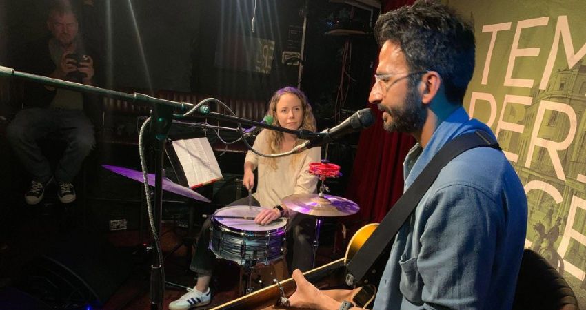  Amit Dattani with Steph Saunders 