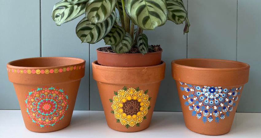 Mandala Pots