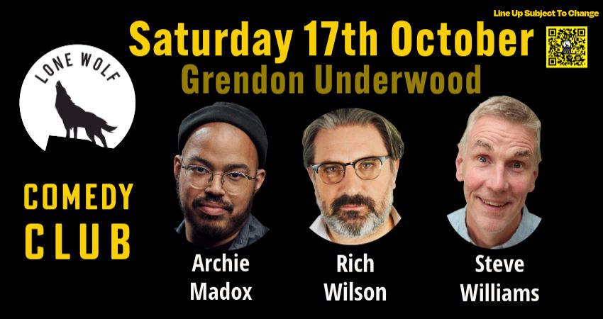 LONE WOLF COMEDY-Grendon Underwood 