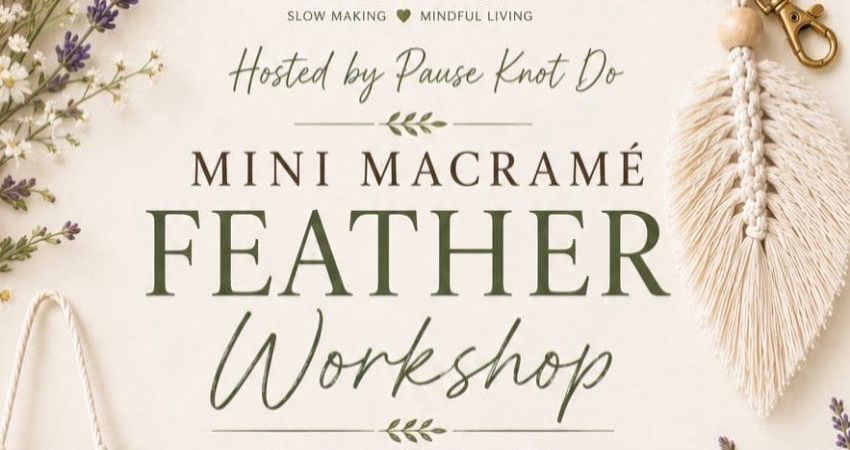 Mini Macrame Feather Workshop  
