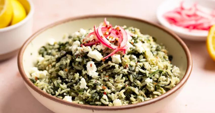 Cook together! Cook and share Spanakorizo (Greek Spinach Rice)