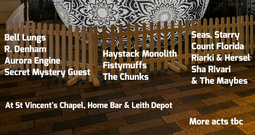 Fuzz Bat Gigs Ten Year Anniversary Weekender 