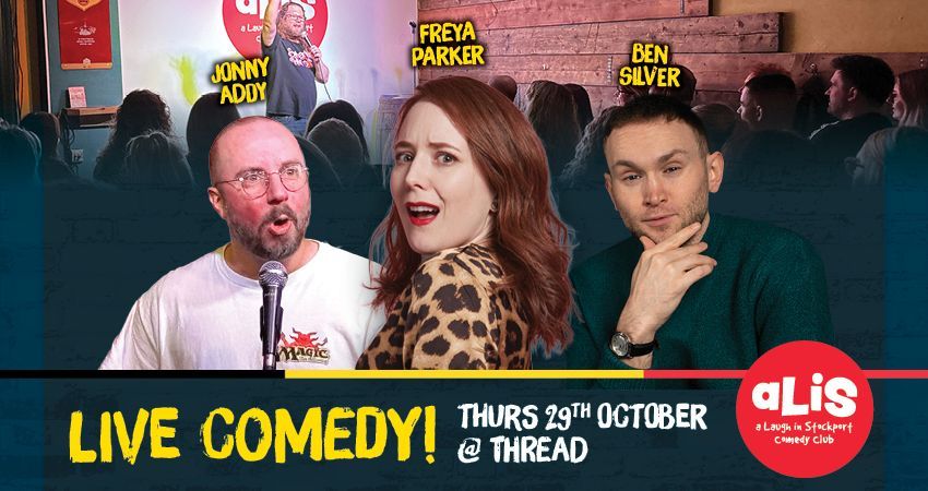 A Laugh In Stockport Comedy Club – October 