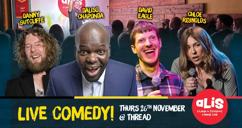 A Laugh In Stockport Comedy Club – November 