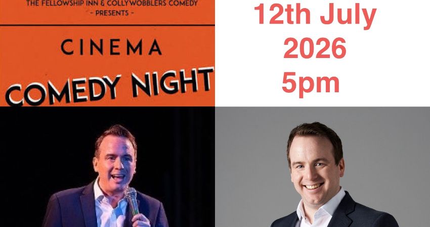 5pm Cinema Comedy @ The Fellowship Inn, Bellingham Bonus Edfringe PreviewShow Matt Forde Project H