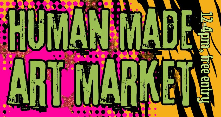 FREE human made art market! 