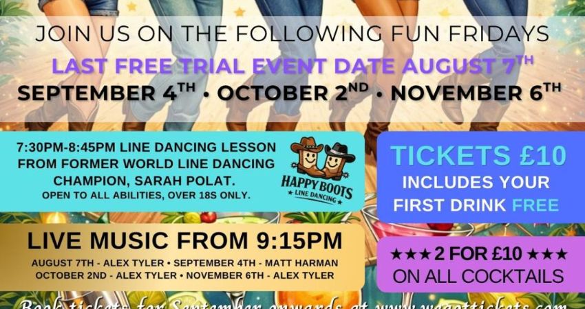 Line Dance & Cocktails