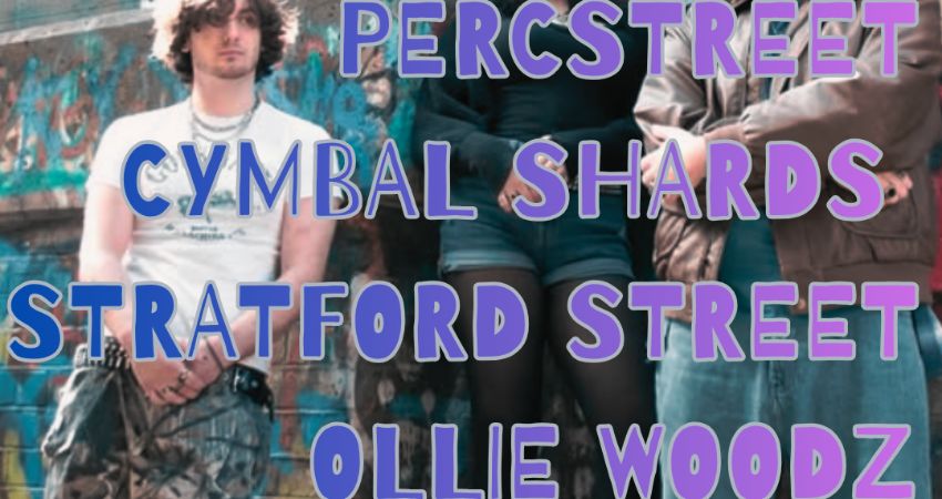 PERCSTREET/CYMBAL SHARDS/stratford street/ ollie woodz 