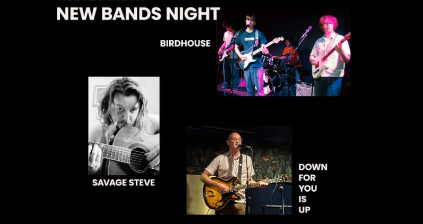 Trades Hall Introducing... New Bands Night - Birdhouse - Savage Steve - Down For You Is Up 